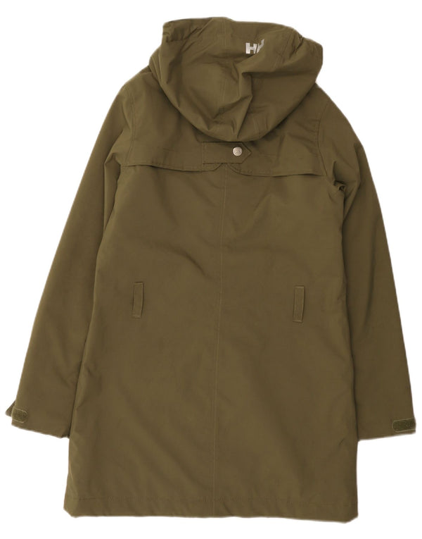 Helly Hansen Dame Hætte Loose Fit Windbreaker Coat UK 6 XS Grøn