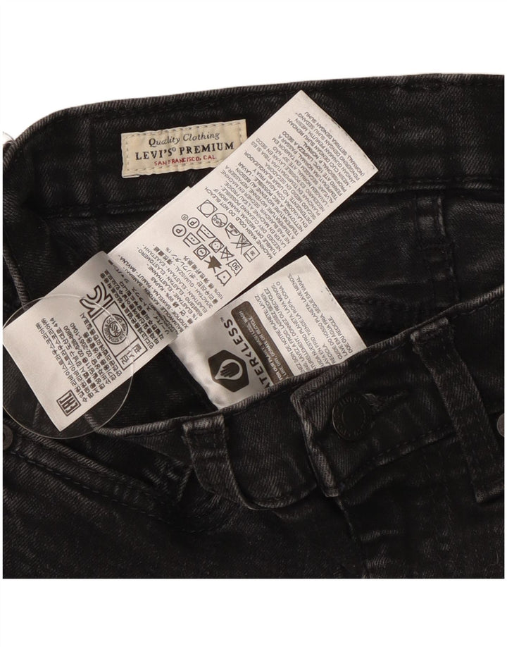 Levi's Skinny Jeans til kvinder W28 L29 sort bomuld