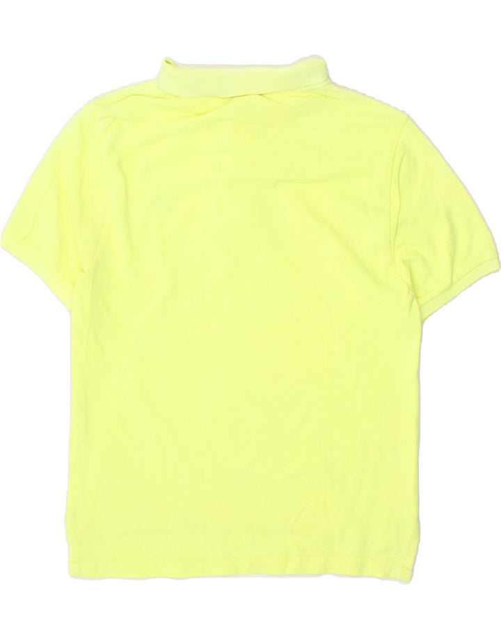 BLAUER Womens Polo Shirt UK 14 Medium Yellow Vintage Blauer and Second-Hand Blauer from Messina Hembry 