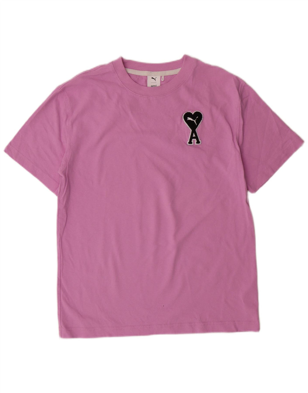 Puma Herre grafisk T-shirt Top Lille Pink Bomuld