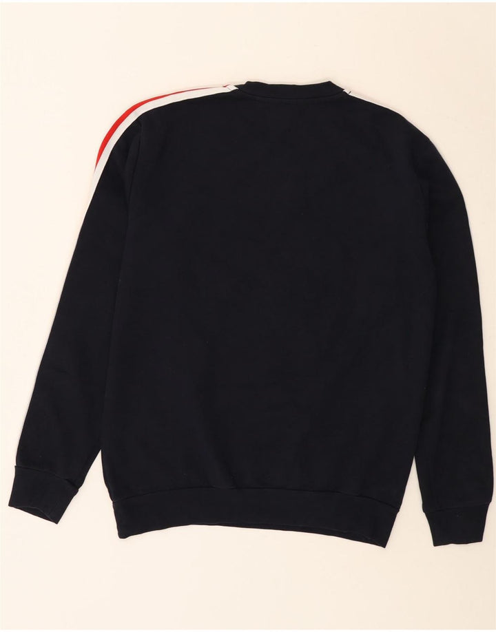 Zara Sweatshirt til mænd, lille marineblå farveblok