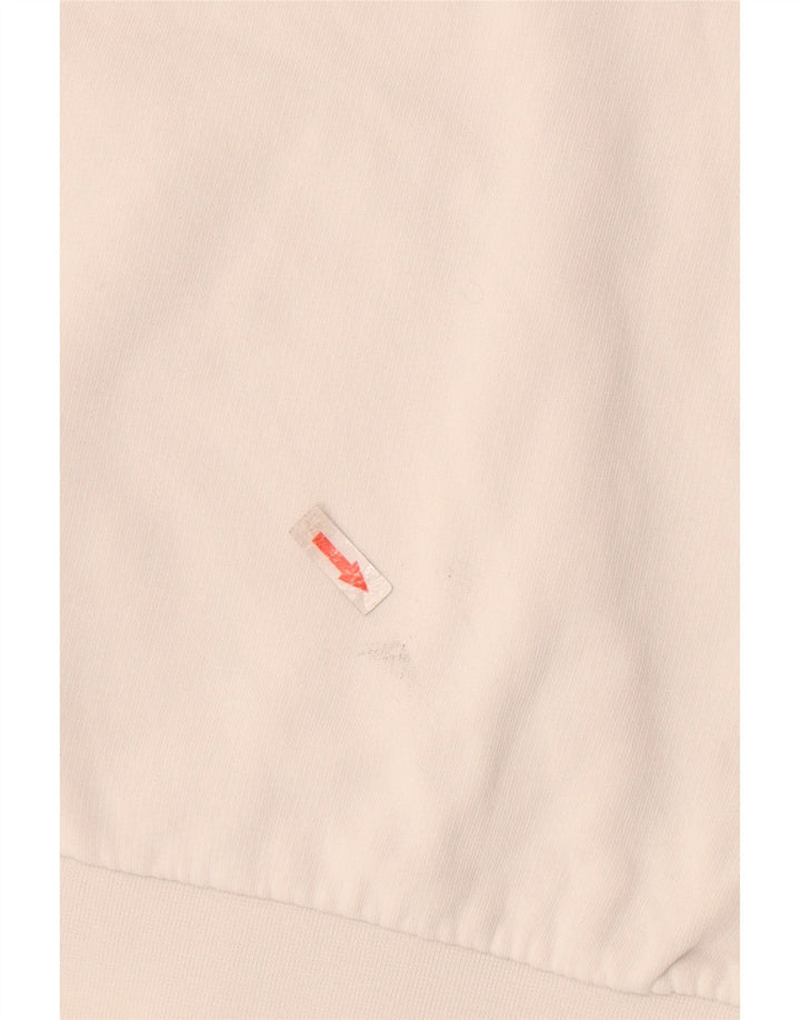Puma Graphic Hoodie Jumper UK 14 Medium White Colourblock