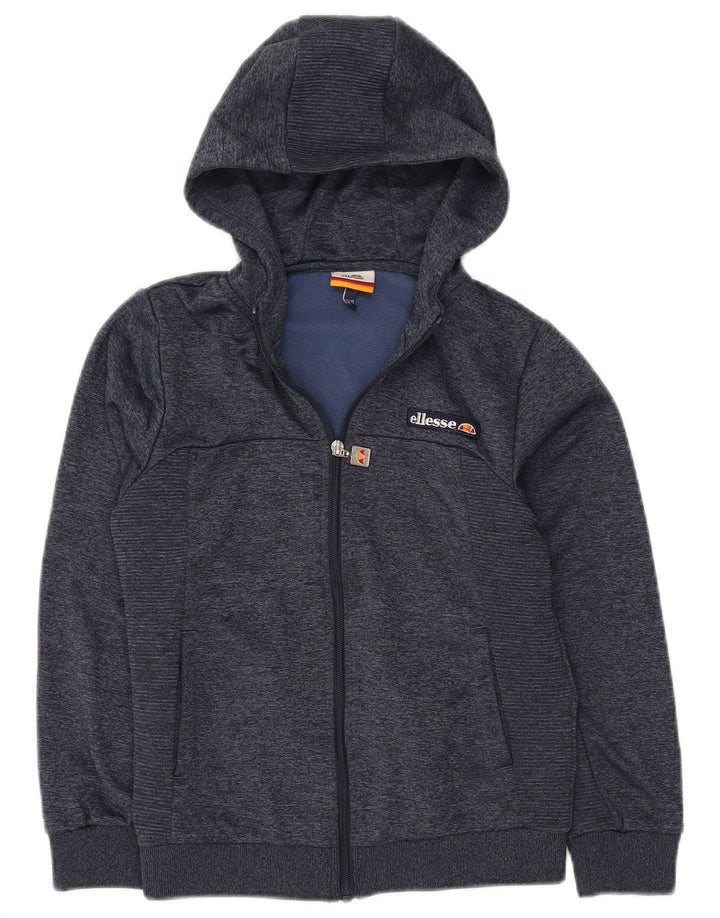 Ellesse Boys Hættetrøje med lynlås 10-11 år Navyblå Flecked Polyester
