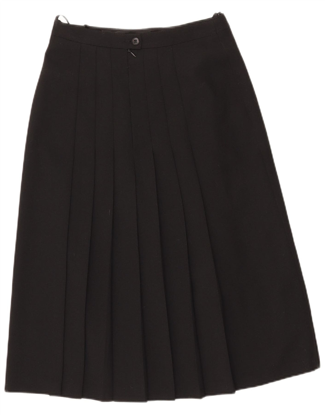 Del Mod Kvinder Højtalje Plisseret Nederdel EU 38 Medium W27 Sort Polyester