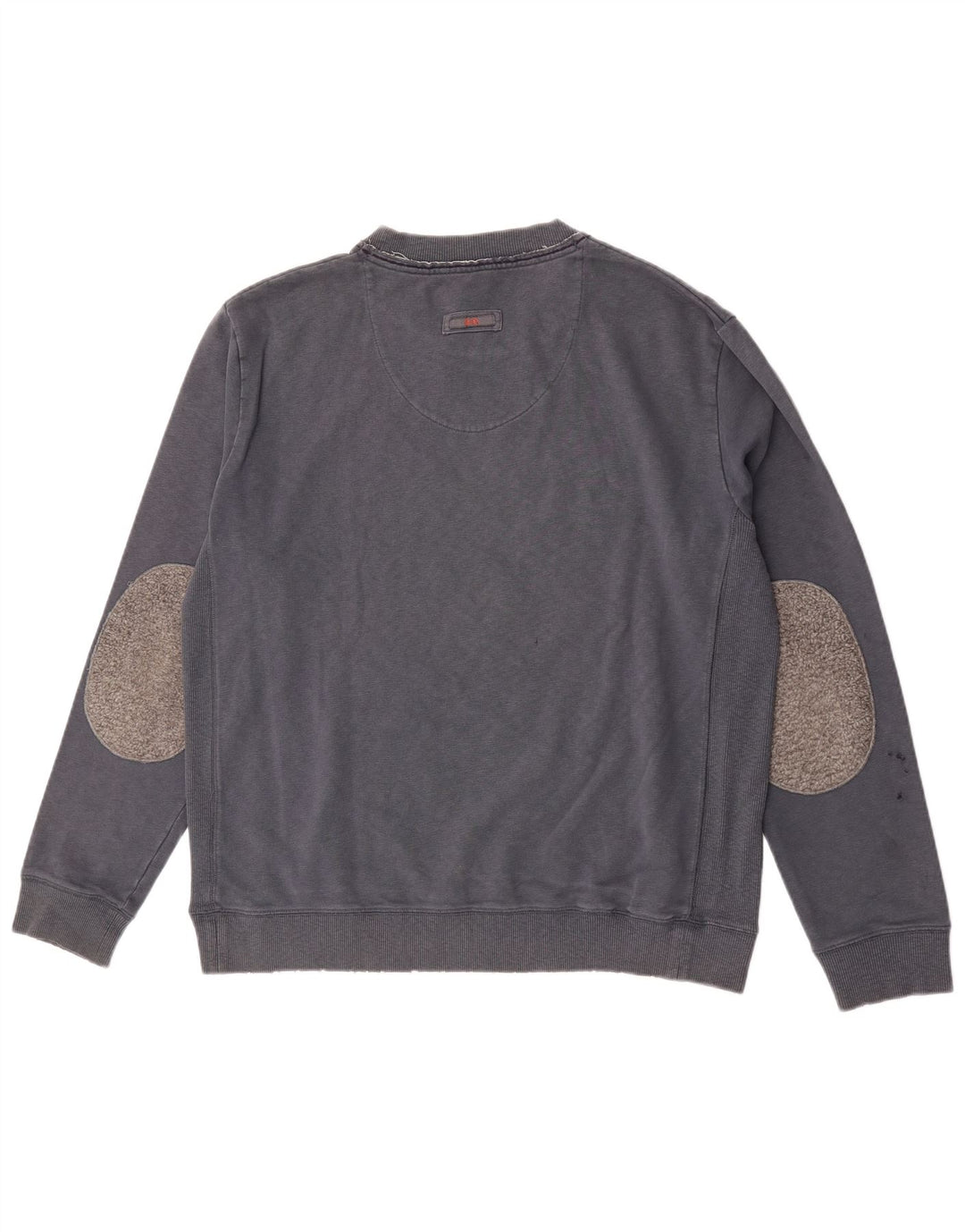 Hugo Boss grafisk sweatshirt til mænd XL marineblå bomuld