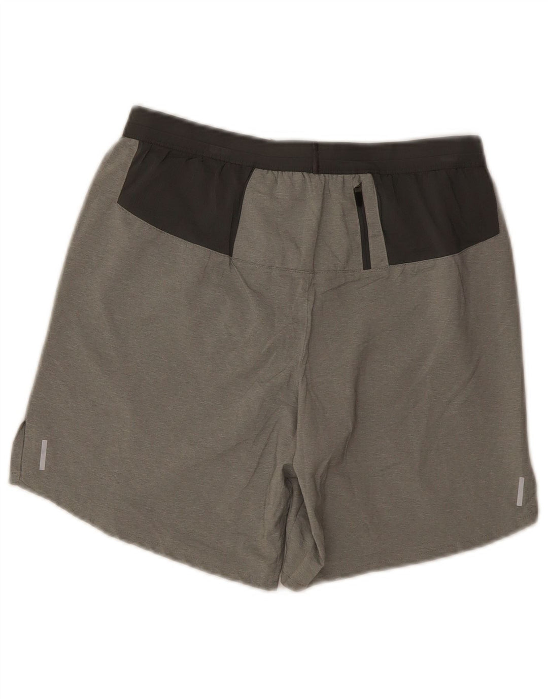 Nike Dame Dri Fit sportsshorts UK 10 Small Grå Polyester