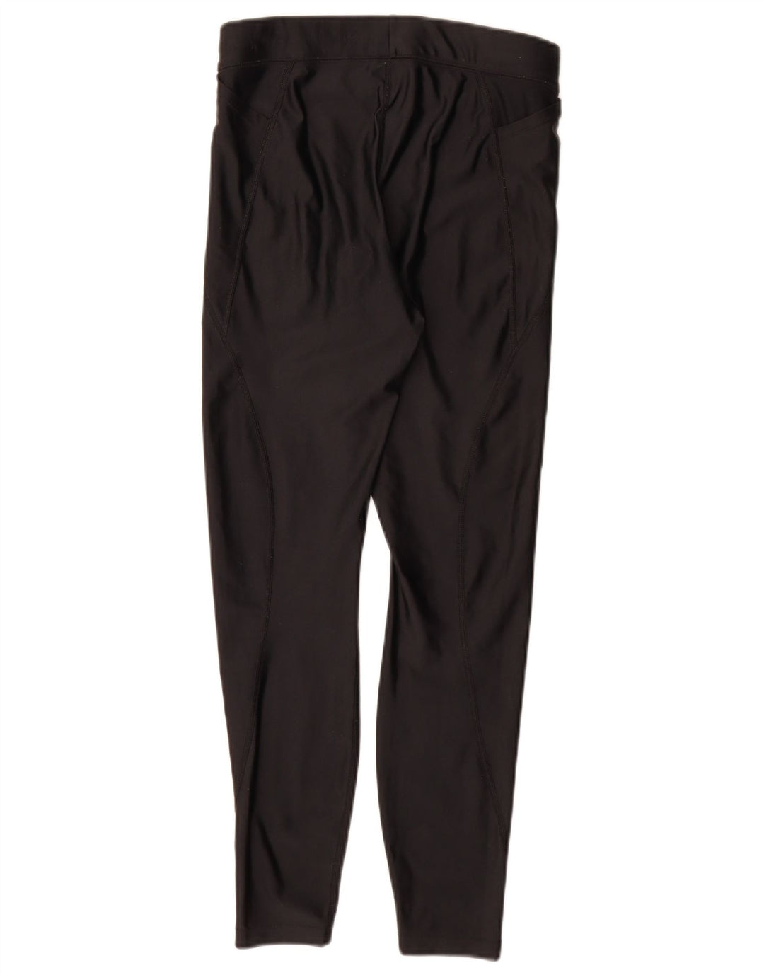 Nike Dame Dri Fit Leggings UK 8 Small Black Polyester