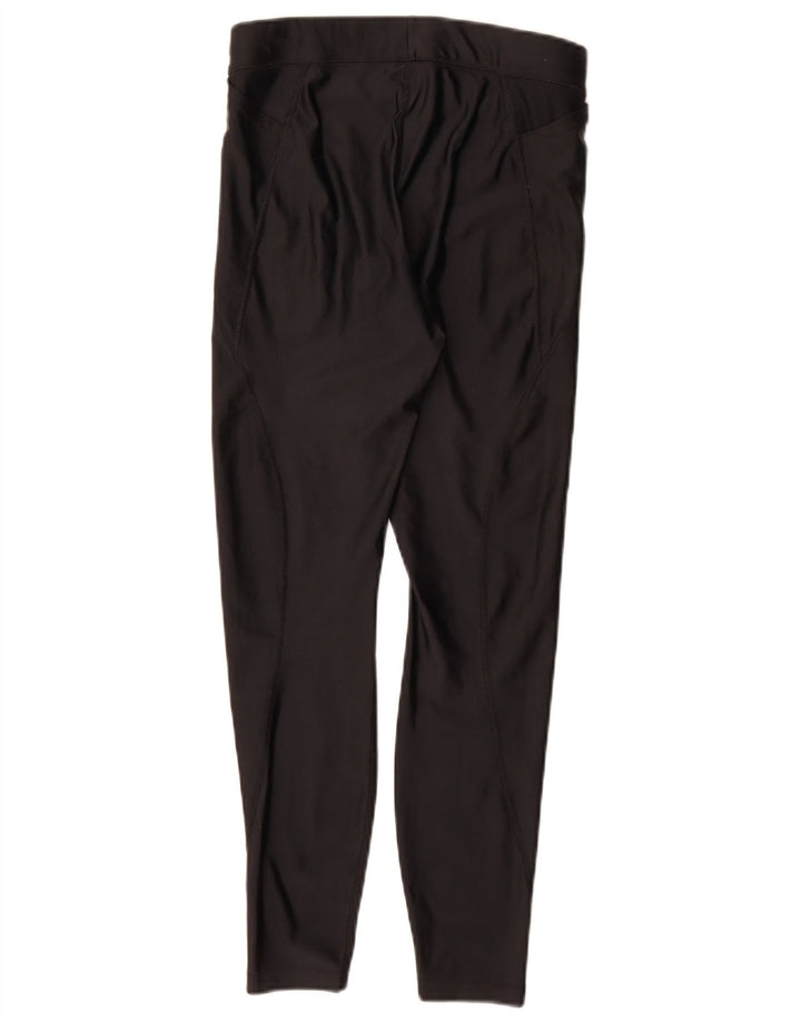 Nike Dame Dri Fit Leggings UK 8 Small Black Polyester