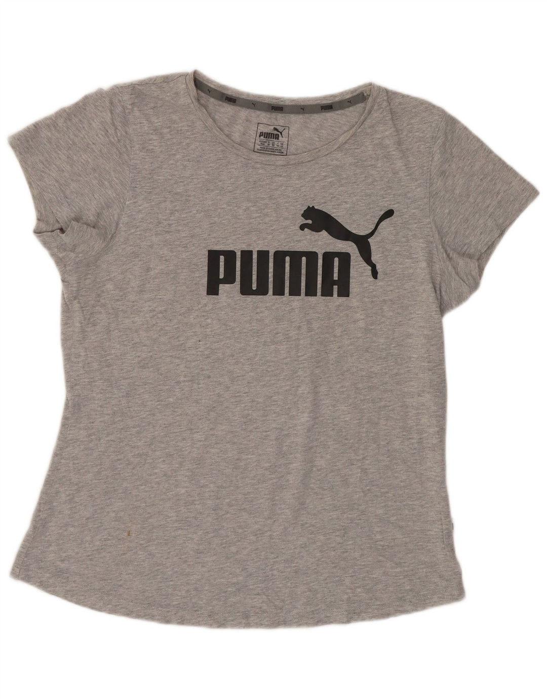 Puma Grafisk T-shirt top til kvinder 12 mellemgrå