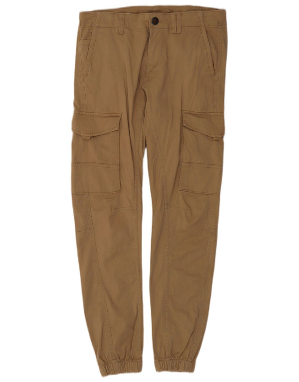 Jack & Jones Mens Paul Tapered Cargo Trousers W29 L29 Beige