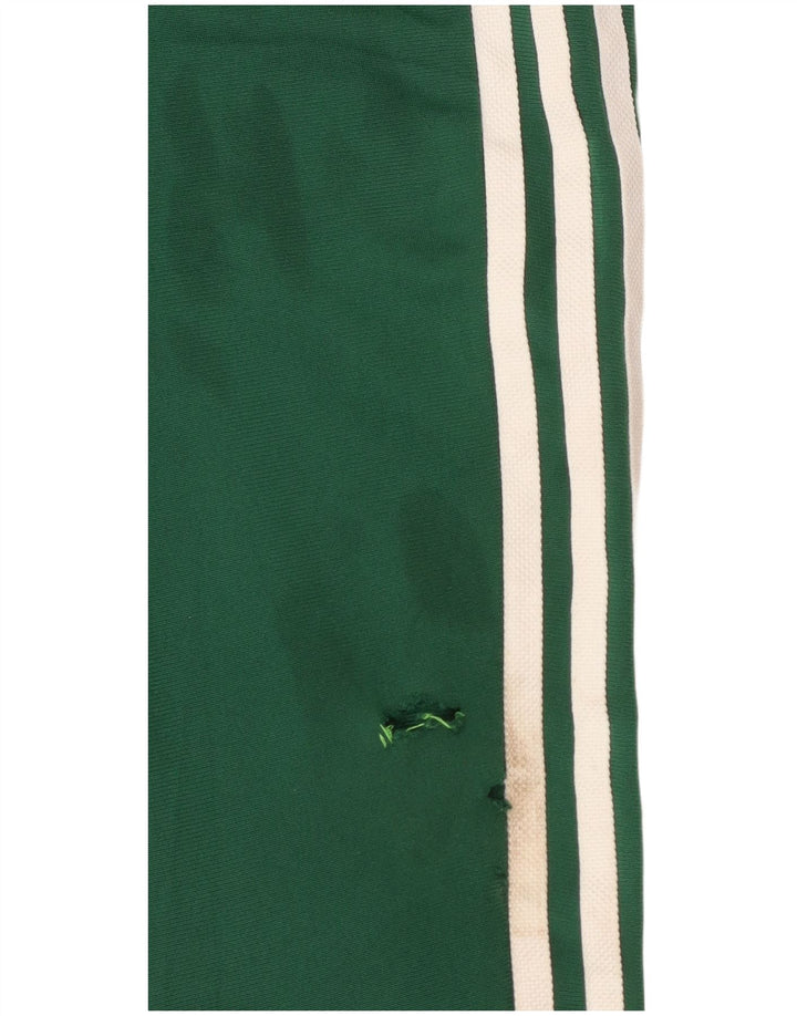 Adidas Drenge Træningsdragt Bukser Joggers 7-8 År Grøn Polyester