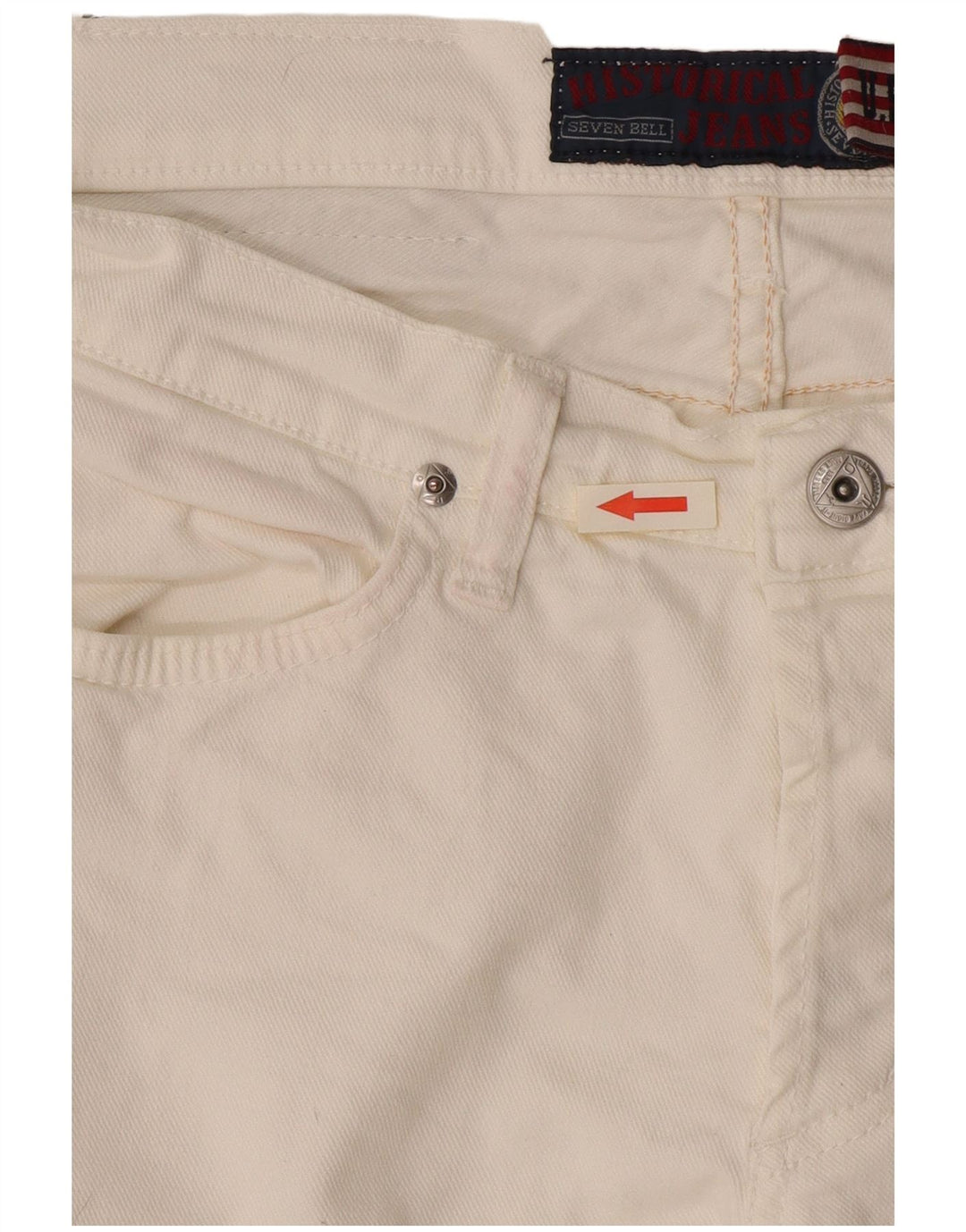 Roy Rogers Dame Low Skinny Jeans W30 L32 Hvid
