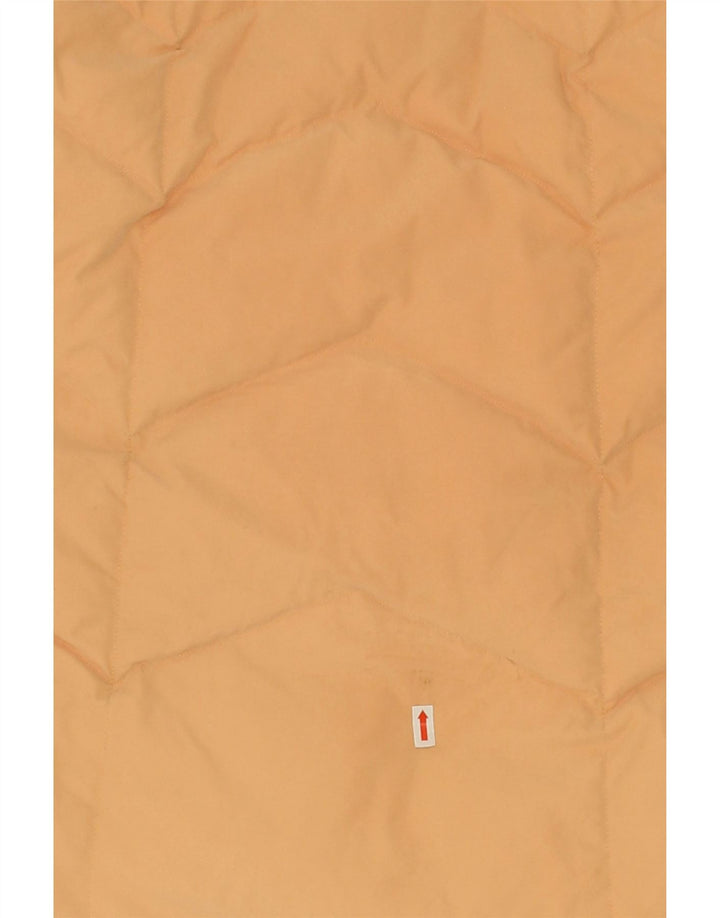 INVICTA Girls Padded Coat 7-8 Years Orange Polyamide Vintage Invicta and Second-Hand Invicta from Messina Hembry 