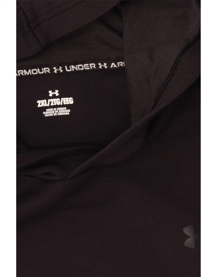 Under Armour Herre Hættetrøje 2XL Sort Polyester
