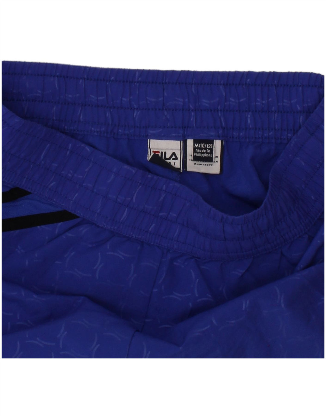 FILA Sportshorts til piger 10-11 år Mellemblå geometrisk polyester