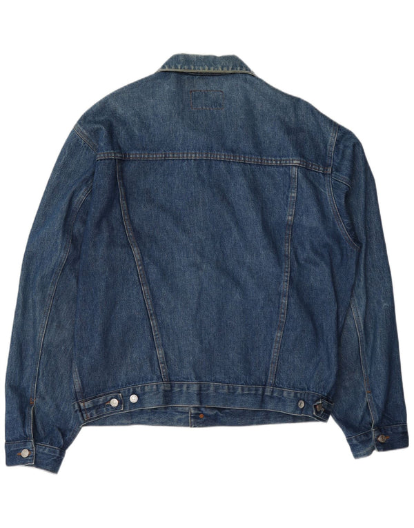 Carrera Herre denimjakke UK 44 2XL Blå Bomuld