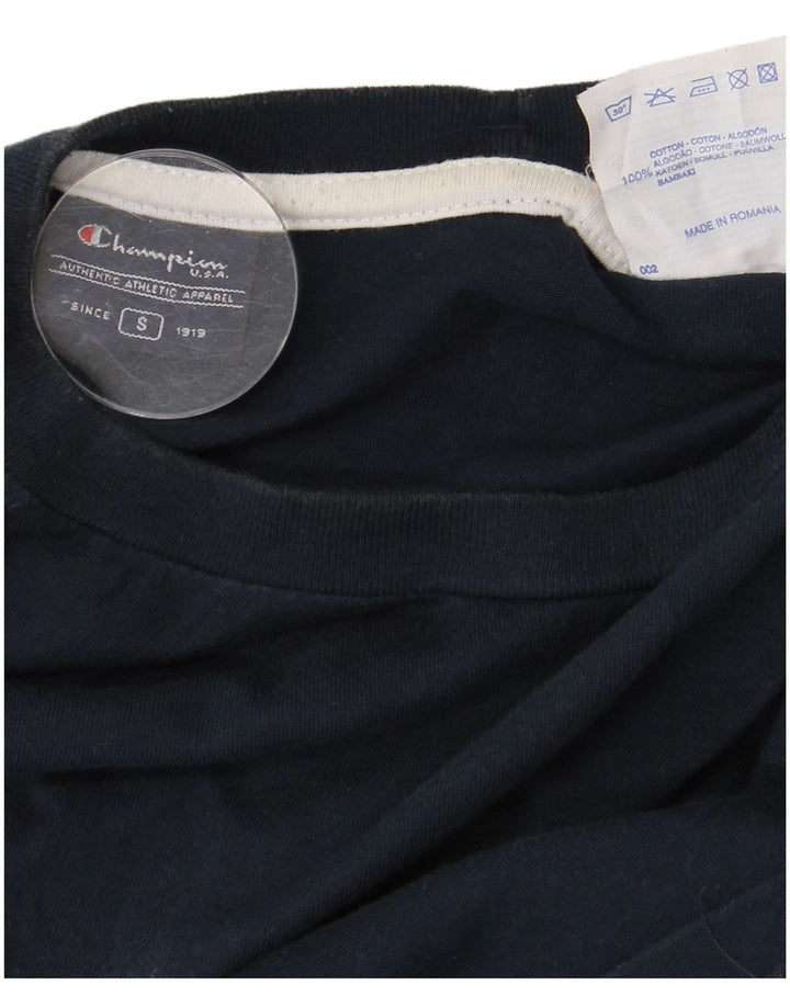 CHAMPION Grafisk T-shirt til mænd, lille marineblå bomuld