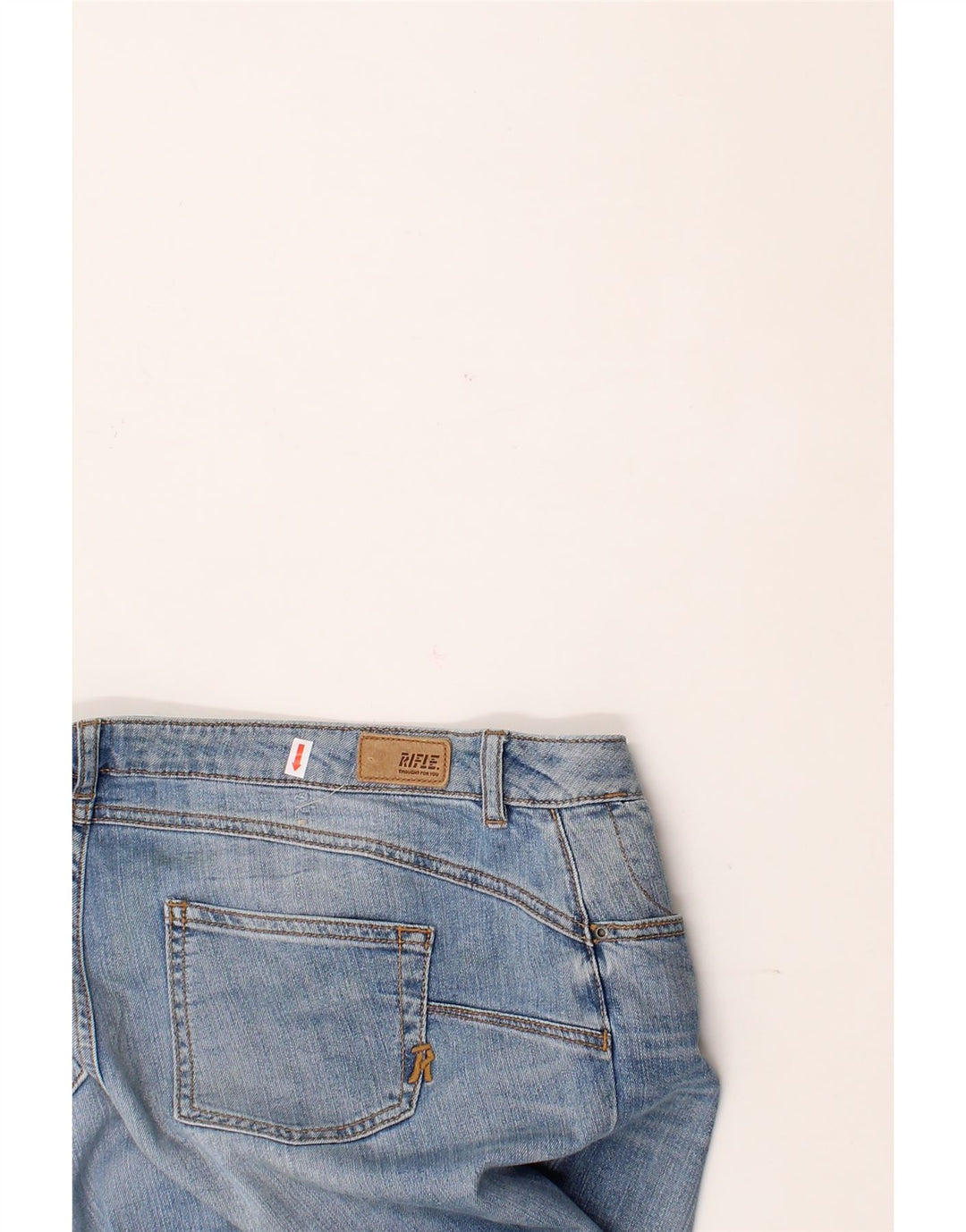 RIFLE Womens Skinny Jeans W31 L30 Blue Cotton Vintage Rifle and Second-Hand Rifle from Messina Hembry 