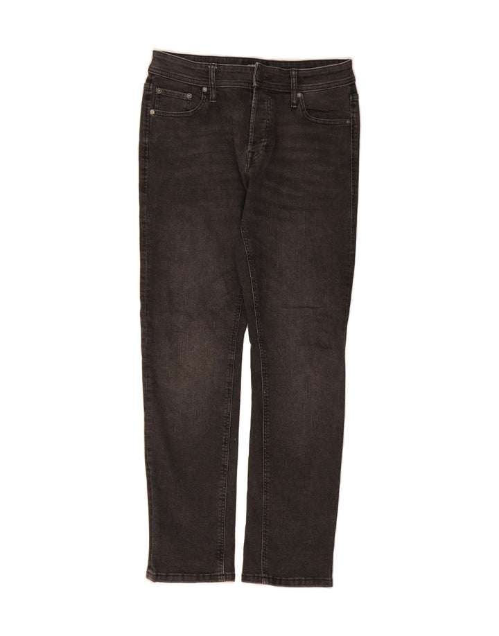 JACK & JONES Mens Slim Jeans W31 L32 Grey Cotton Vintage Jack & Jones and Second-Hand Jack & Jones from Messina Hembry 