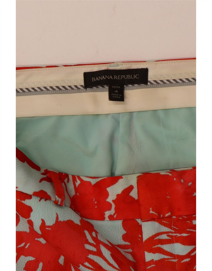 BANANA REPUBLIK Petite cropped bukser til kvinder US 4 Small W32 L25 Rød