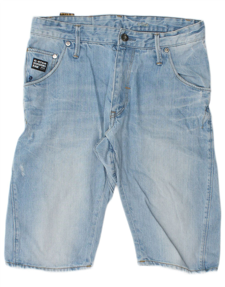 G-Star Herre Denim Shorts W31 Medium Blue Bomuld