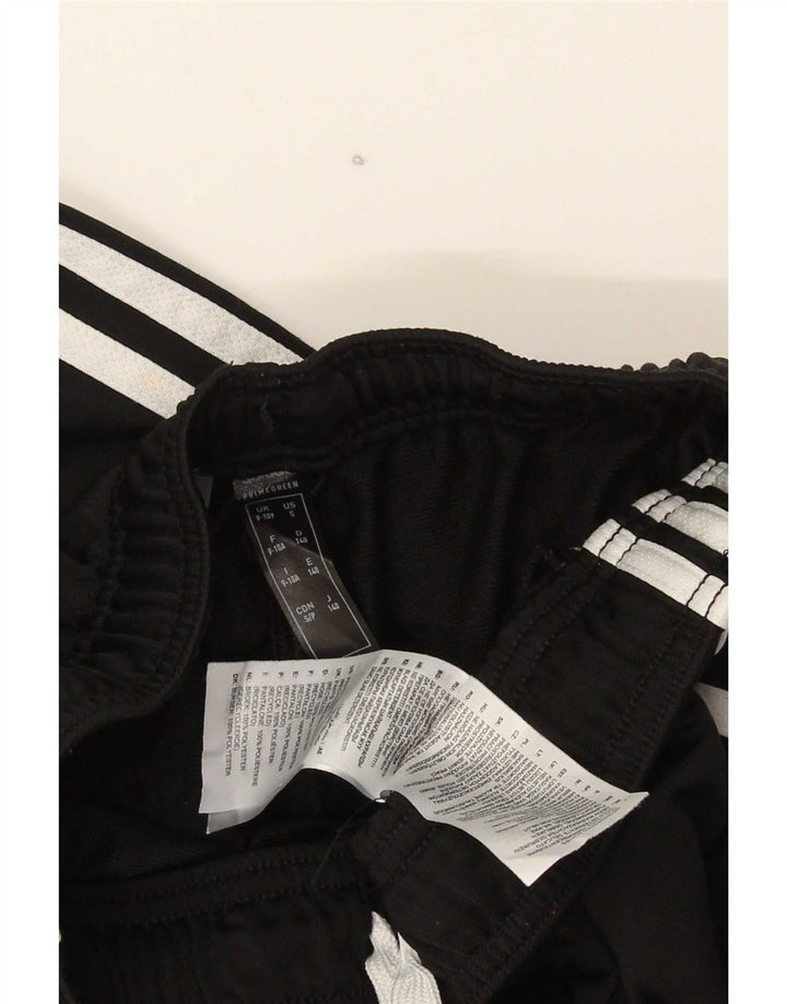 Adidas Drenge Træningsdragt Bukser Joggers 9-10 År Sort Polyester
