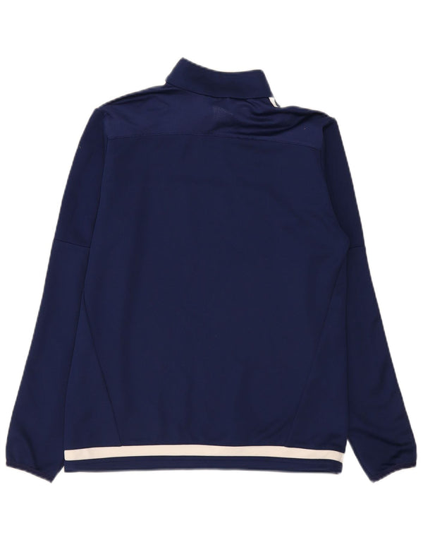 Adidas Boys Climacool Pullover med lynlås-hals træningsdragt Top 13-14 år Marineblå