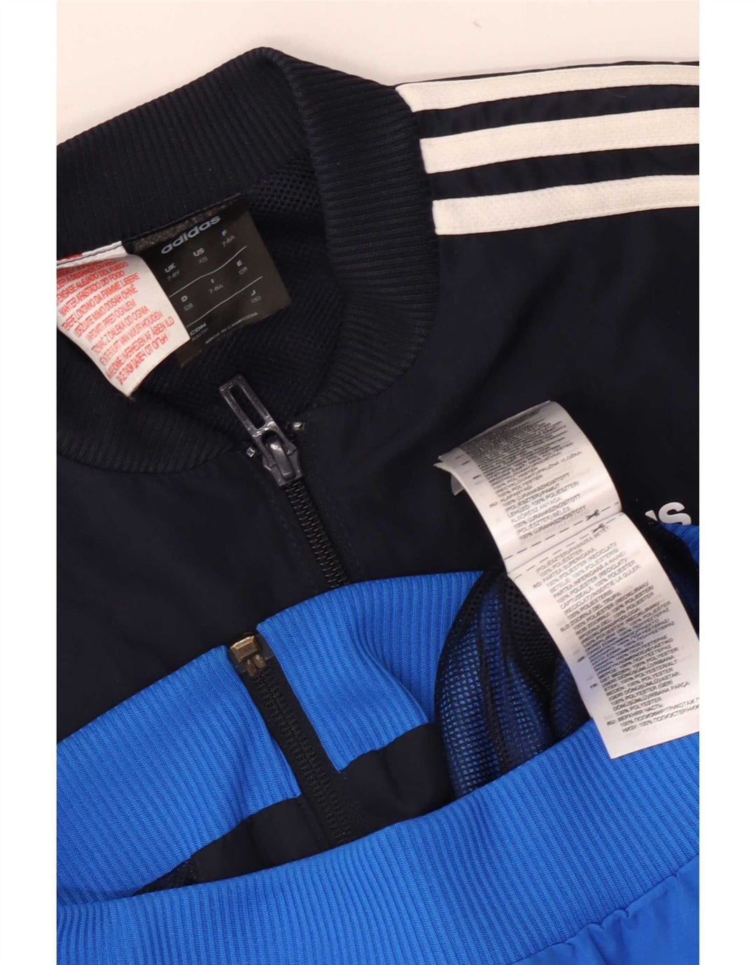 Adidas Træningsdragt Topjakke til drenge 7-8 år Blå Colourblock Polyester