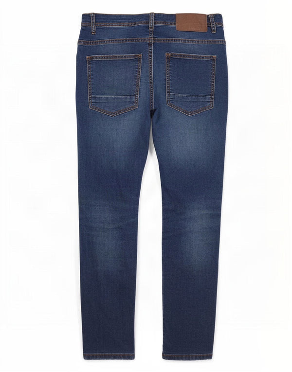 Zara Herre Slim Jeans EU 42 Large W32 L29 Blå Bomuld