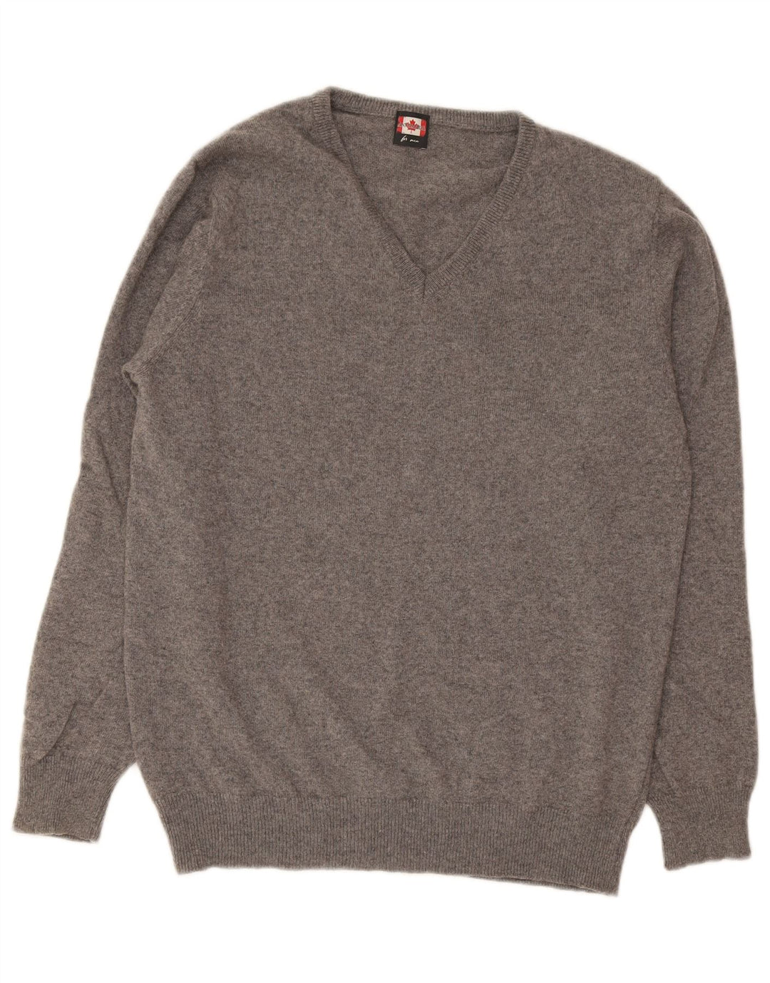 ANNAMARIA Herre V-hals sweater XL Grå Uld