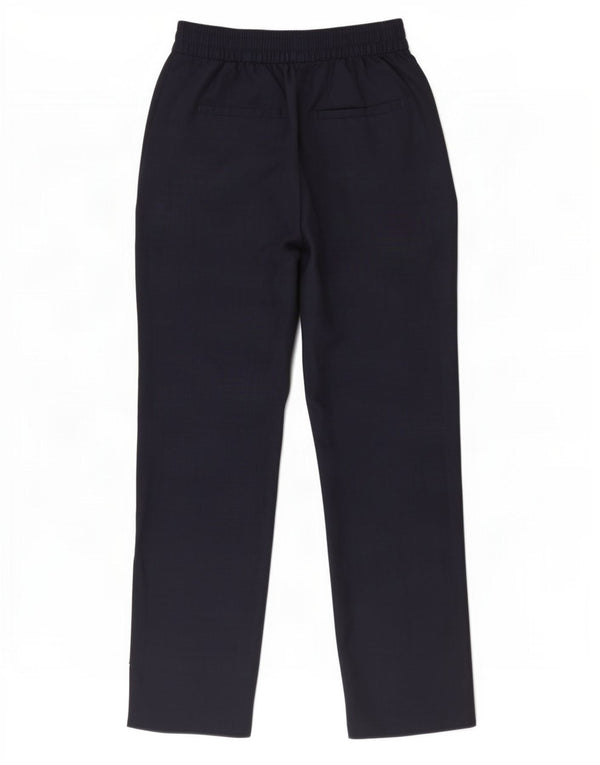 Marks & Spencer Dame Casual Bukser UK 8 Small W27 L28 Navy Blue