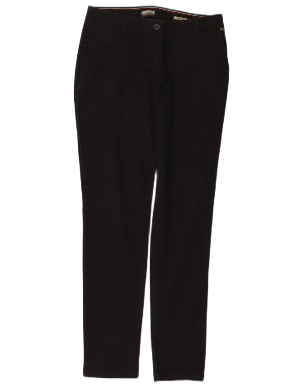 Napapijri Womens Geographic Chino Bukser UK 8 Small W29 L30 Black