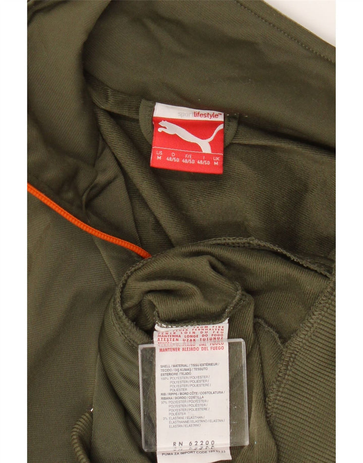 Puma Træningsdragt til mænd Topjakke Medium Khaki Colourblock Polyester