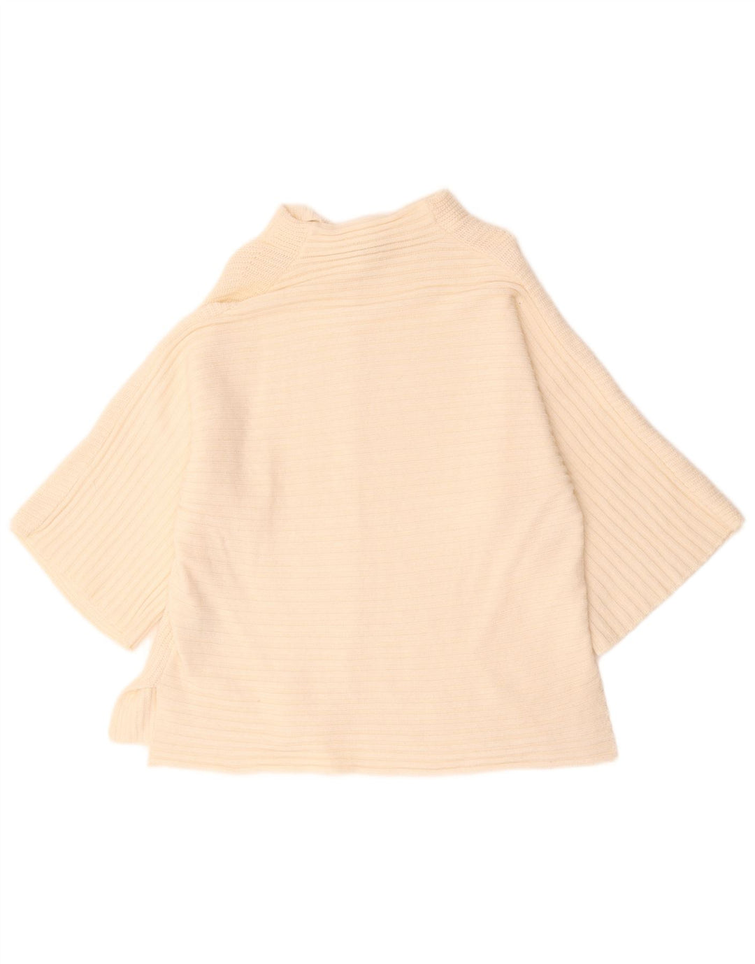 Marks & Spencer Dame Turtle Neck Jumper Sweater UK 10 Small Off White