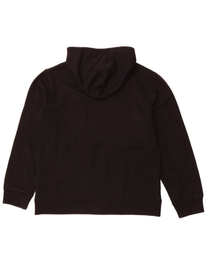 FILA Grafisk hættetrøje til kvinder UK 14 Medium Sort Polyester
