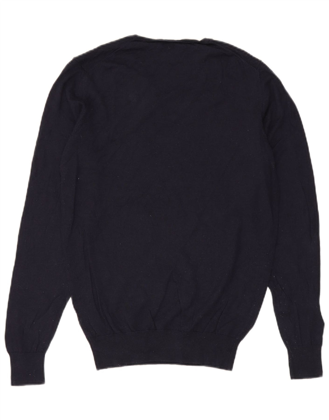 Massimo Dutti Herre V-hals sweater Stor Marineblå
