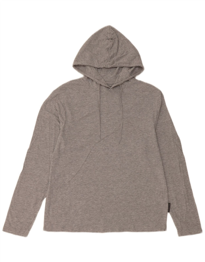 French Connection Herre Regular Fit Sweatshirt Jumper Medium Grå Bomuld