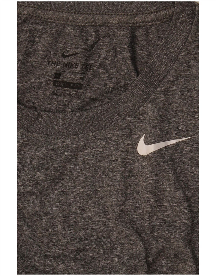 Nike Herre Dri Fit T-Shirt Top XL Grå Flecked
