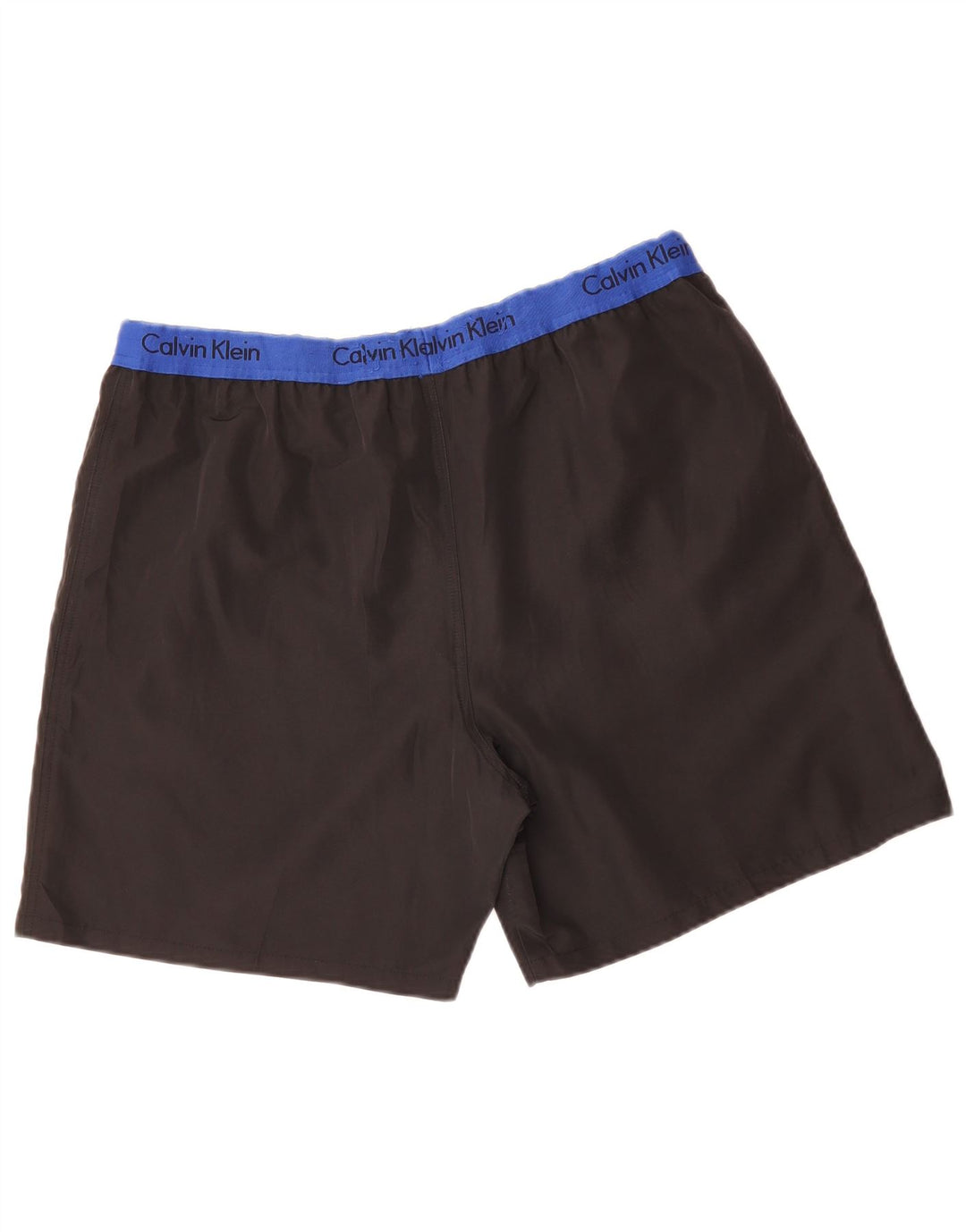 CALVIN KLEIN Grafiske badeshorts til mænd XL Sort Colourblock Polyester