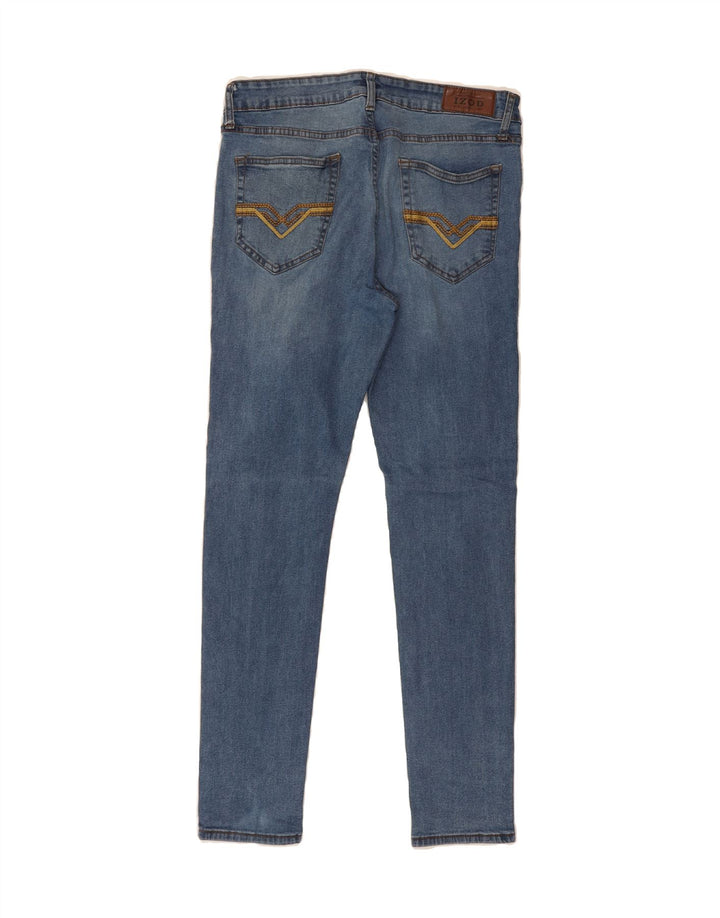 IZOD Mens Skinny Jeans W34 L32 Blue Cotton Vintage Izod and Second-Hand Izod from Messina Hembry 