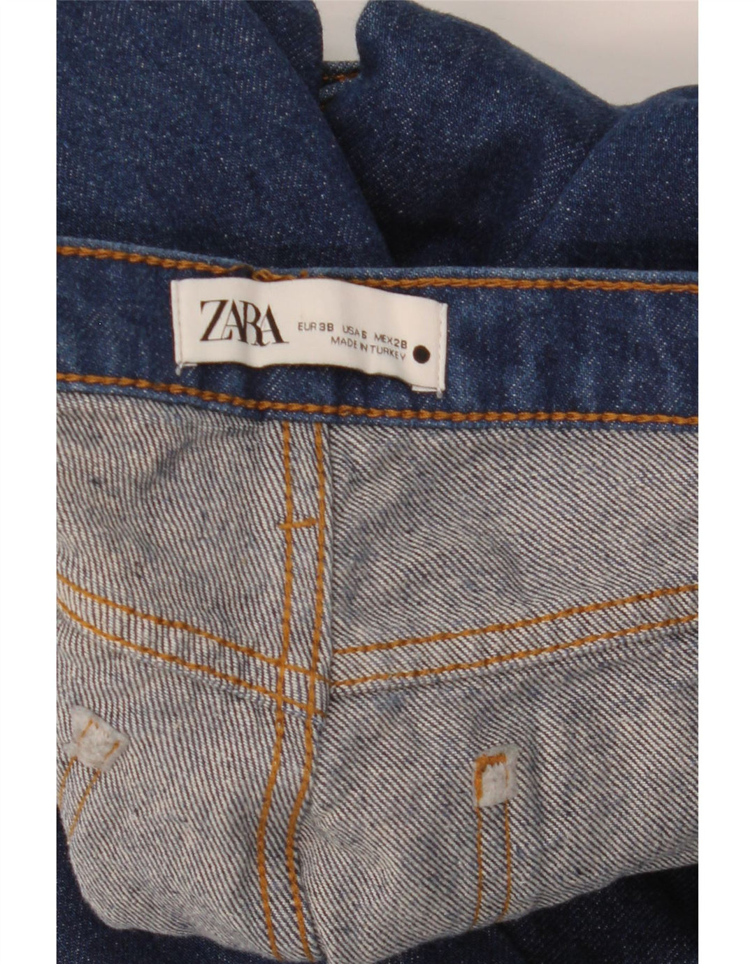 ZARA Dame Bootcut Jeans EU 38 Small W28 L34 Blå