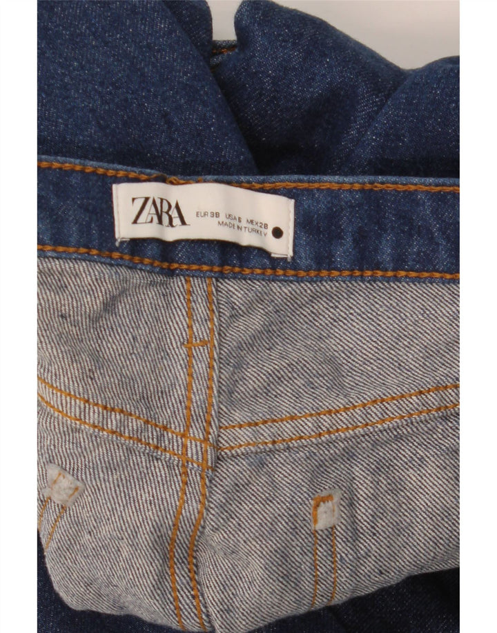 ZARA Dame Bootcut Jeans EU 38 Small W28 L34 Blå