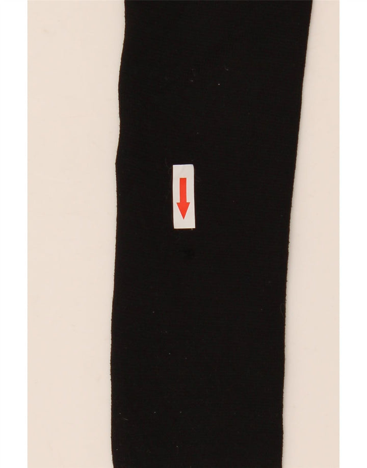 Zara Dame Crop Top Langærmet UK 8 Lille Sort