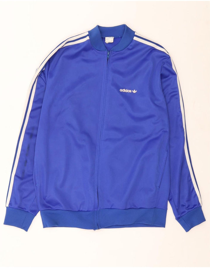 Adidas Træningsdragt til mænd Topjakke Stor Blå Polyester