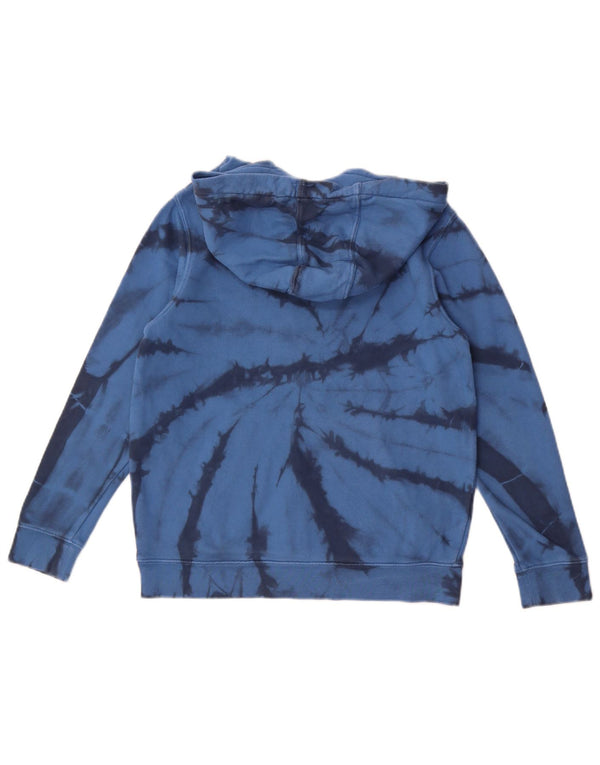 Vans Boys Hoodie Jumper 8-9 år Small Blue Tie Dye Bomuld