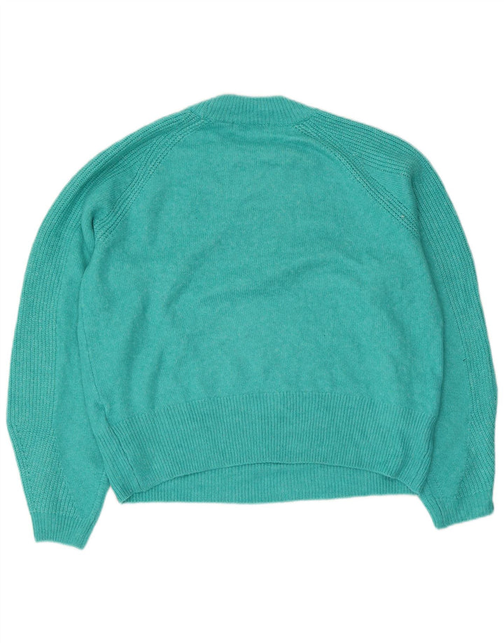 Marks & Spencer Dame sweater med rund hals DK 14 Medium Blue Acryl