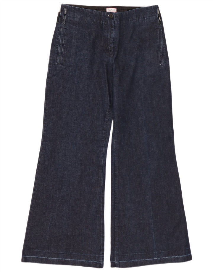 Max & Co. Jeans med brede ben til kvinder W28 L28 Marineblå