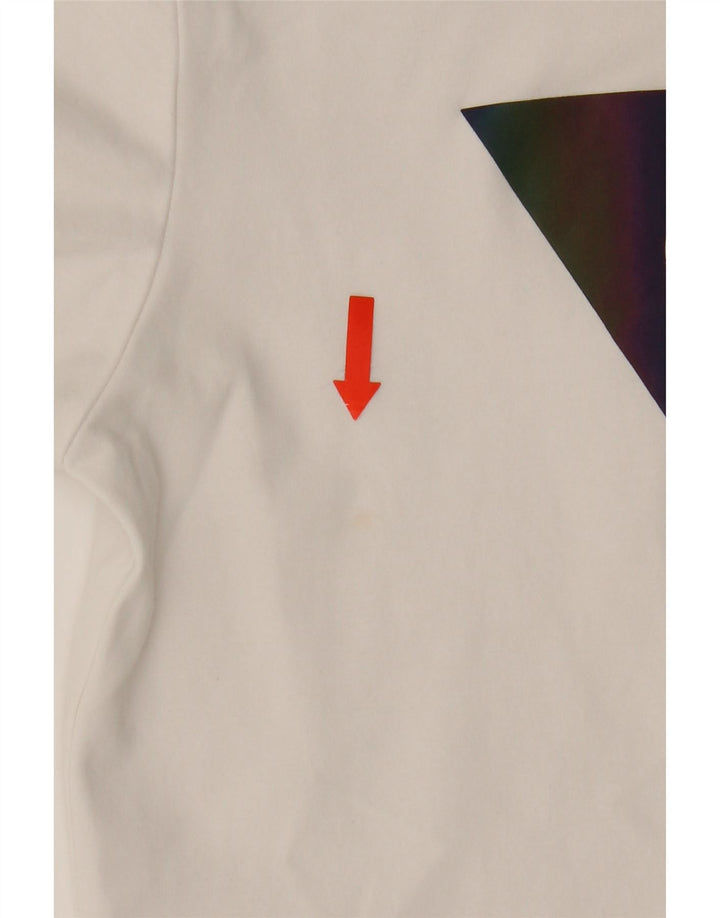 GUESS Mens Graphic T-Shirt Top Medium White Vintage Guess and Second-Hand Guess from Messina Hembry 