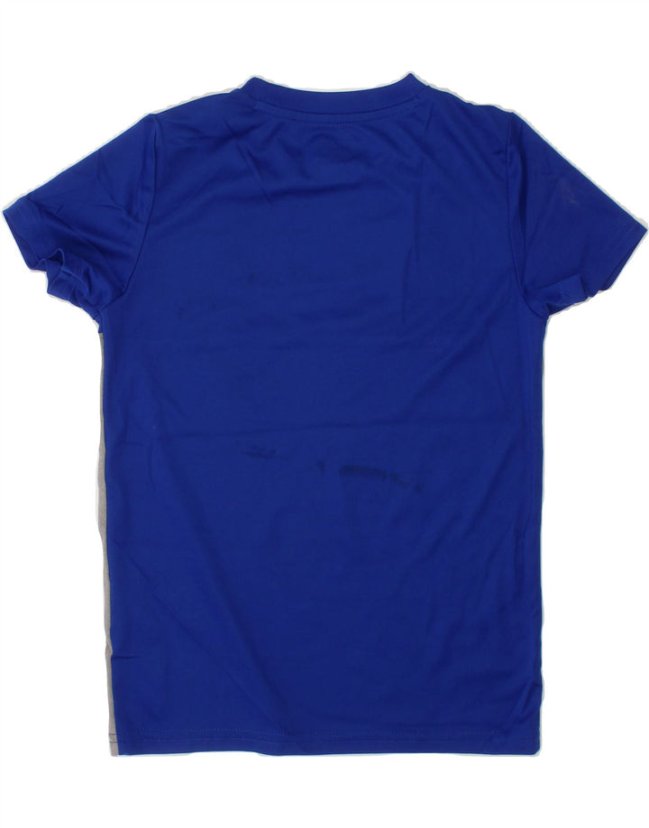 PUMA Boys Graphic T-Shirt Top 5-6 Years XS  Blue Colourblock Polyester Vintage Puma and Second-Hand Puma from Messina Hembry 