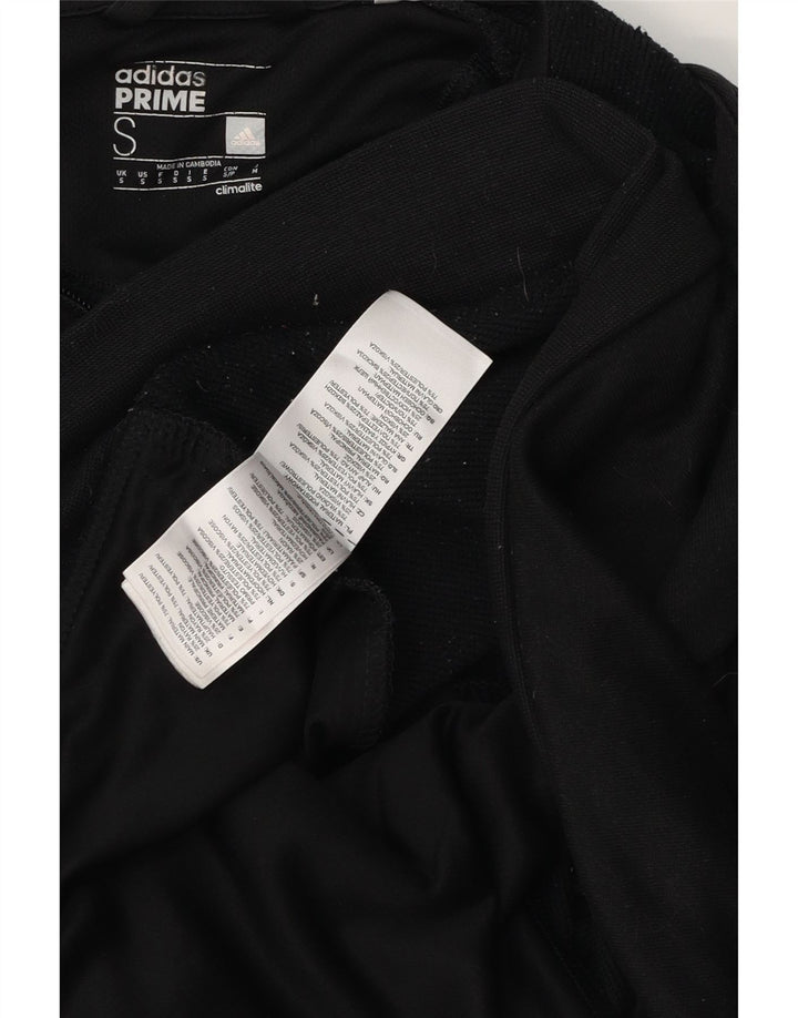Adidas Herre grafisk hættetrøje med lynlås, lille sort polyester